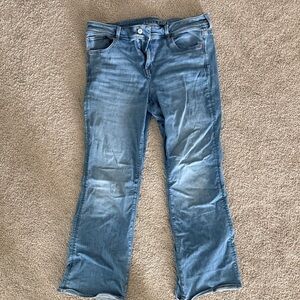 American Eagle Outfitters Light Blue Flared Jeans